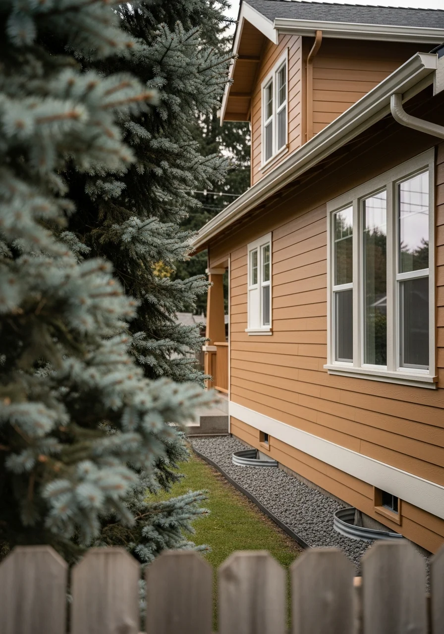 Sedro-Woolley home exterior with quality workmanship and mountain-appropriate construction details visible.